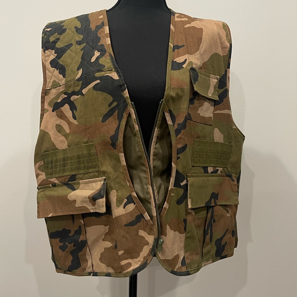 Vintage Camouflage Vest
